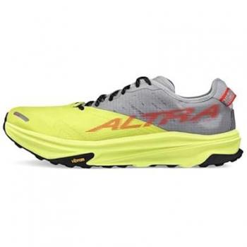 Zapatillas de trail running Altra Mont Blanc Carbon para hombre, color gris/lima, talla 45 EU