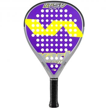 VARLION Avant H ITSV Soft - Pala de pádel, Unisex Adulto, Morado/Azul, 380-385 gr.