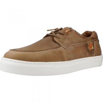 Mocasín Náutico Casual de Piel para Hombre con Suela Blanca y Plantilla Extraíble - Cetti 41 Cuero
