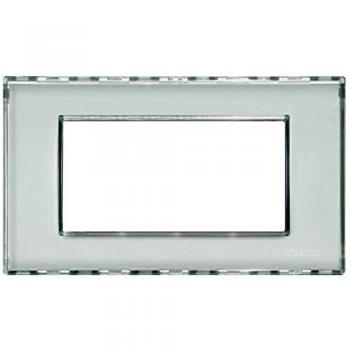 Placa Cuadrada Livinglight Personalizable 4 Módulos LND4804KR