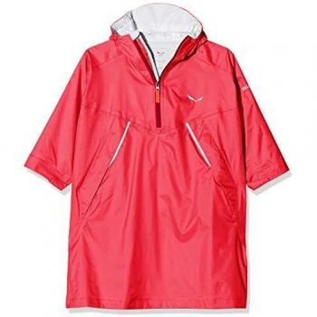 SALEWA Puez 2 Rtc K Poncho Chaqueta Impermeable, Infantil, Rouge Red, S/Kid