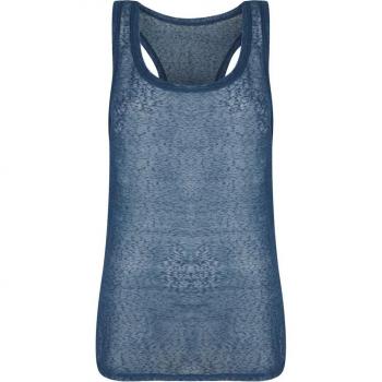 Camiseta de mujer Ada Born Living Yoga en color azul profundo - Ideal para practicar yoga y estar cómoda