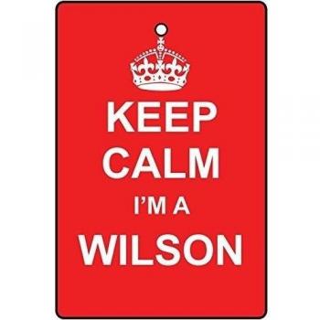 Regalo de Navidad - Ambientador De Coche KEEP CALM I'M A WILSON