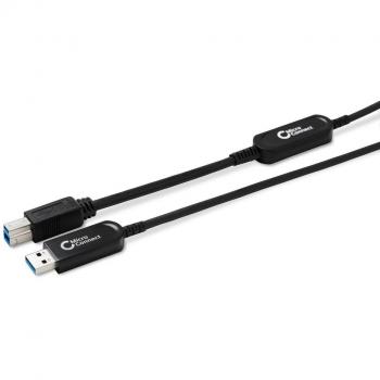 Cable Óptico USB 3.0 Premium de Alta Velocidad 30m A-B - MicroConnect