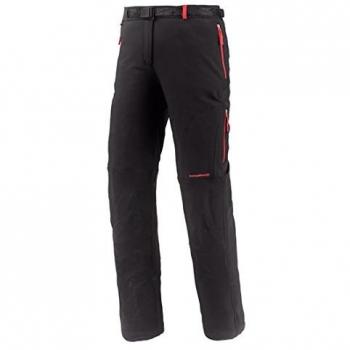 TRANGO Shab Pantalón Largo, Mujer, Negro-