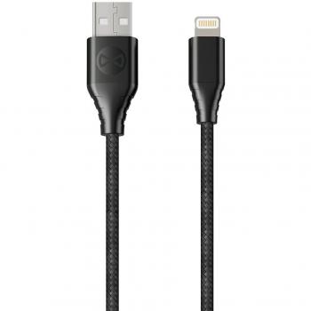 Cable USB - Lightning Forever Core MFI Classic 1,5m 2,4A Negro