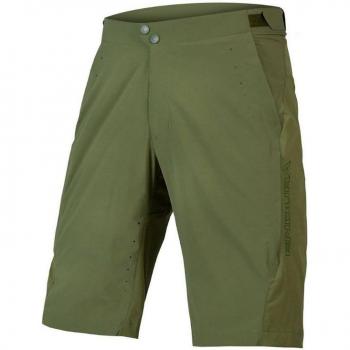 Pantalón corto de ciclismo Endura GV500 Baggy sin badana para hombre en color verde oliva, talla XL