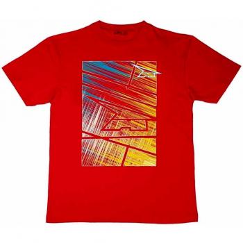 Axo Casual camiseta Flash, color Rojo, talla XL