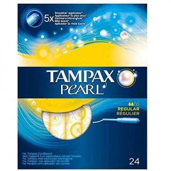 Tampax Pearl Regular Tampones con Aplicador - 24 Unidades