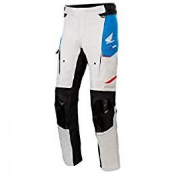 Pantalones textiles para motocicletas Alpinestars Honda Andes v3 Drystar - Gris Azul (3XL)