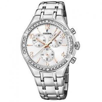 Festina Reloj Cronógrafo para Mujer de Cuarzo con Correa en Acero Inoxidable F20392/1