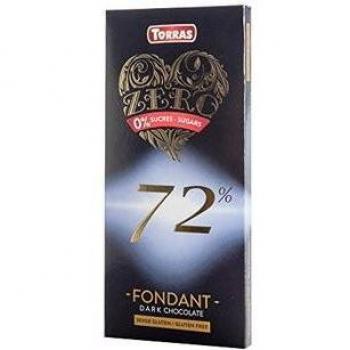 Chocolate Negro 72% Sin Gluten Zero 100g Torras