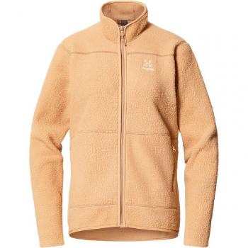 Forro polar de mujer Haglöfs Mossa Pile naranja beige carnoso - Talla S