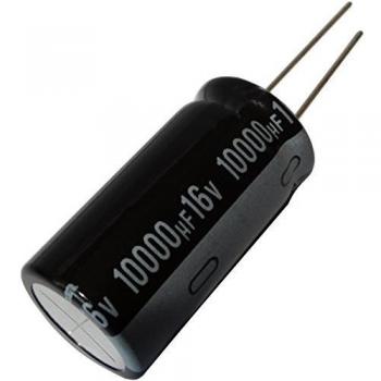 AERZETIX: Condensador electrolítico radial 10000µF ± 20% 16V THT 85°C 2000h Ø18x35.5mm