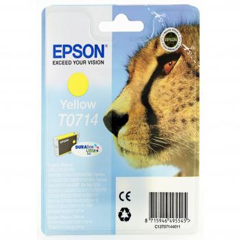 Epson C13T07144011 - Cartucho de Tinta para Stylus D78/DX40, color amarillo T0714