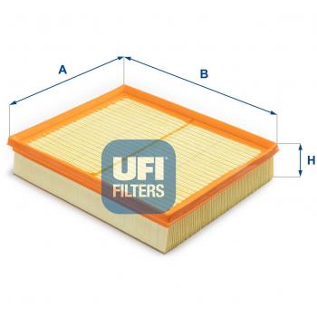 Filtro de aire UFI 30.A59.00 con alta eficiencia de filtración
