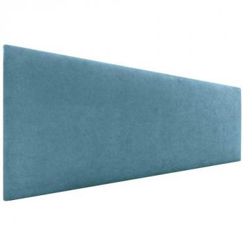 Cabecero Tapizado de Polipiel o Tela Aqualine Liso Turquesa 145cm para Camas de 120/135/140 cm