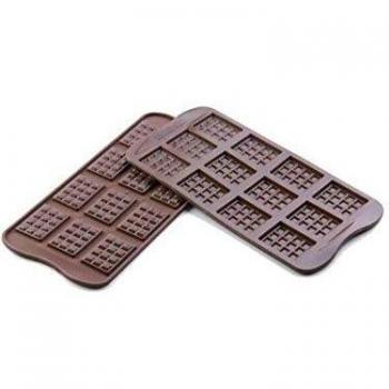 Molde de Silicona para Bombones Mini Tableta Silikomart SCG011