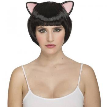 Peluca Corta con Orejas de Gatita - My Other Me