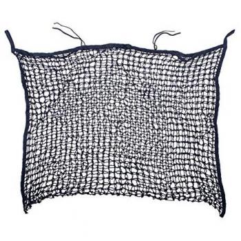 Bolsa de heno para caballos QHP Alimentador Lento - Negro - Estándar