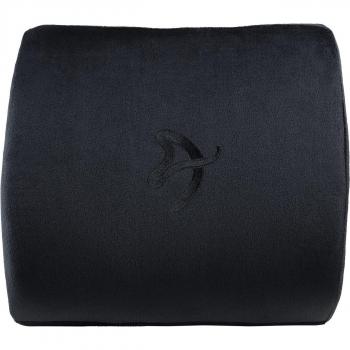 Almohada Lumbar Arozzi Negra de Velour para Silla Gaming