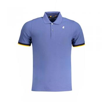 K-Way Men's Blue Cotton Polo Shirt - Size S