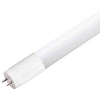 Tubo LED T8 SMD2835 Cristal - 10W - 60cm, Conexión un Lateral, Blanco Frío