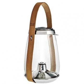 Holmegaard – Design with light – Lámpara de aceite – h33,1 cm – Piel, cristal