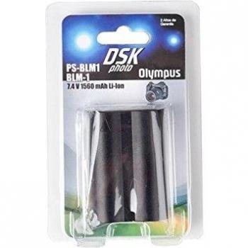 SilverHT 40031 - Batería de cámaras de fotos para BL-M1 Olympus de 1560 mAh, color negro