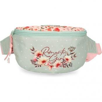 Riñonera Movom Romantic Girl con diseño floral y correa ajustable - Ideal para niñas
