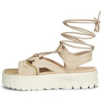 Sandalias Sportswear Puma Mayze Laces para mujer en color beig modelo 388950-01