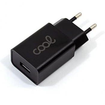 Cargador Red Universal Entrada 1 X USB Cool 2.1 Amperios Negro