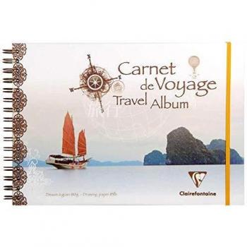 Clairefontaine 96077C - Cuaderno de viaje para técnicas en seco