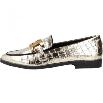 Mocasines Mujer La Strada Loafer Oro