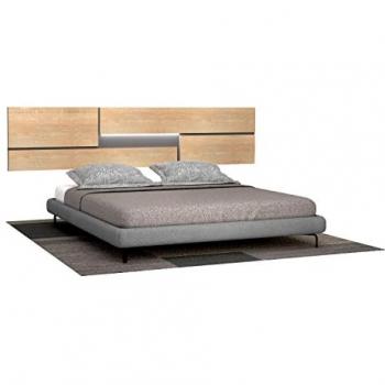 Cabecero Doble Ataneq Pure Leds Cambria-Grafito 260x60x3 cm