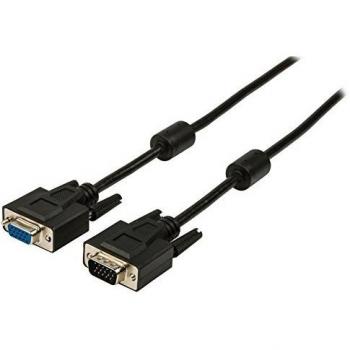 Cable VGA macho a hembra de 5 metros color negro