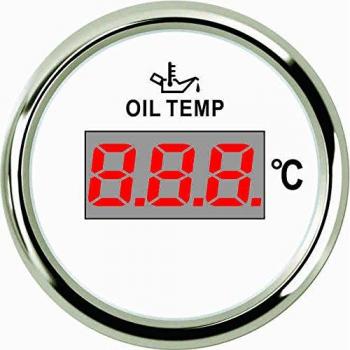 Digital medidor de temperatura de aceite 50-150℃ con retroiluminación 52mm 9-32V