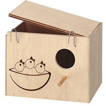 Ferplast Refugio de Madera FSC para Pájaros, Decoración Exterior, 19.5x14x14 cm
