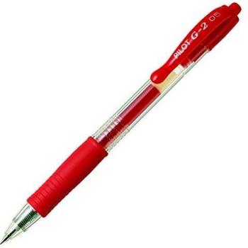 Dlugopis zelowy Pilot G-2 Czerwony Fine