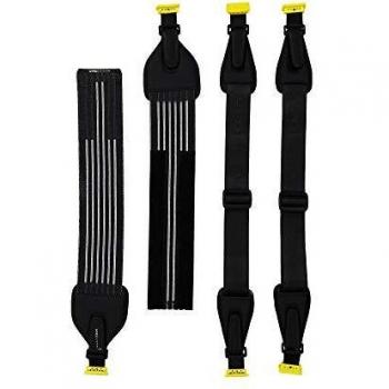 POC System Back Carrying Straps Correas, Unisex Adulto, Uranium Black, L