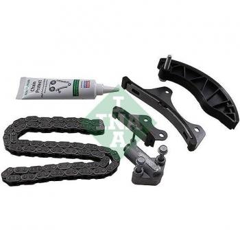 Kit de cadena de distribución INA 559 1008 20 con componentes de alta calidad, incluye cadenas, tensores y guías para un funcionamiento óptimo del motor