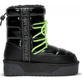 Botines de Mujer D. Franklin DFSH 371007 Moda Joven Negros Planos
