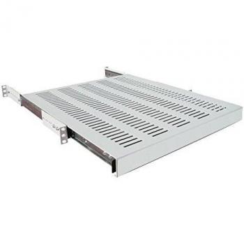 Estante Deslizante 19 Intellinet 712323, 1U, Profundidad Ajustable de 600 a 800 mm, Color Gris