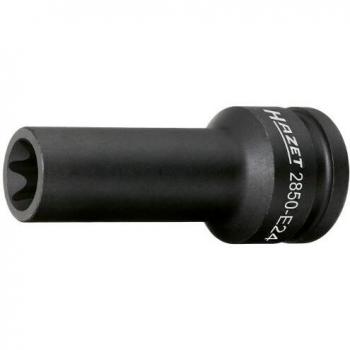 HAZET 2850-E24 Llave de vaso de impacto TORX® Cuadrado hueco 3/4 pulgadas (20 mm) Perfil TORX® exterior E24
