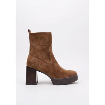 Unisa KINTON_F23_BS Botín Tacón mujer Camel 37