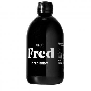 Cafè Fred cold brew 500 ml. Contiene 16 cafés