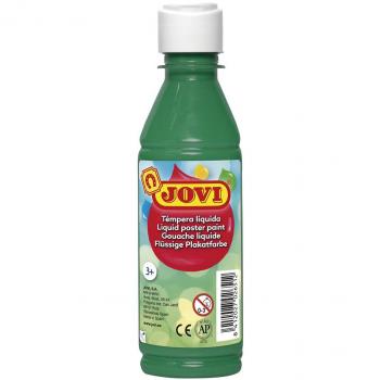 Jovi- Tempera liquida, Color verde oscuro, 250 ml