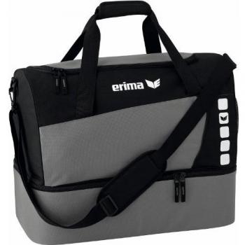 Erima GmbH 723339 Bolsa de Deporte con Compartimento Inferior, Unisex, Granito/Negro, S
