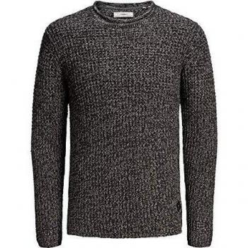 Jersey Jack&Jones Hombre L Gris 12161340 PKTHNN Jamie Knit Crew Neck Dark Grey Melange