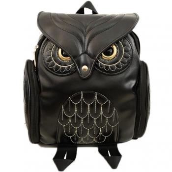 Hugaily Del Estilo Del Buho Morral, Nuevas Mujeres Mochila De La PU Cuero